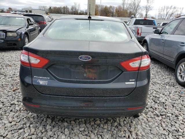 3FA6P0HD1ER219060 - 2014 FORD FUSION SE BLACK photo 6