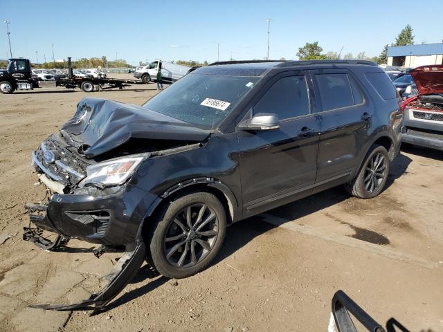 1FM5K8D81KGA95656 - 2019 FORD EXPLORER XLT BLACK photo 1