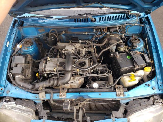 KNJLT05H9V6199635 - 1997 FORD ASPIRE BLUE photo 11