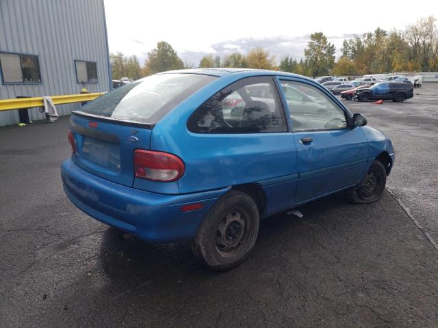 KNJLT05H9V6199635 - 1997 FORD ASPIRE BLUE photo 3