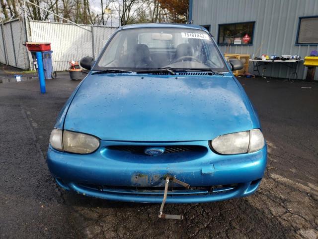 KNJLT05H9V6199635 - 1997 FORD ASPIRE BLUE photo 5