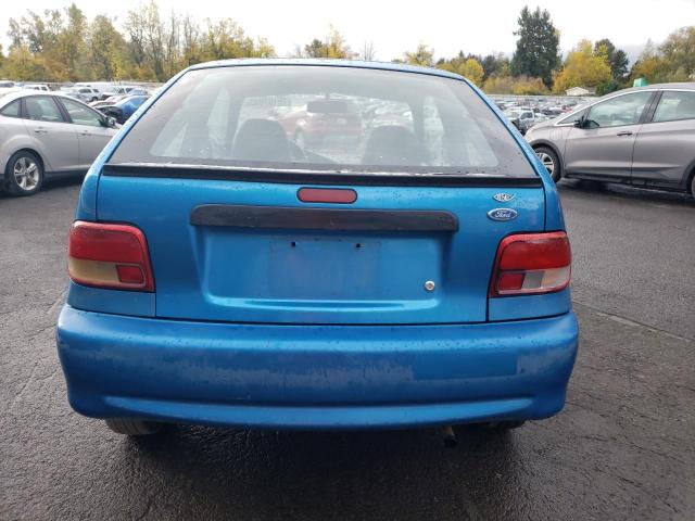 KNJLT05H9V6199635 - 1997 FORD ASPIRE BLUE photo 6