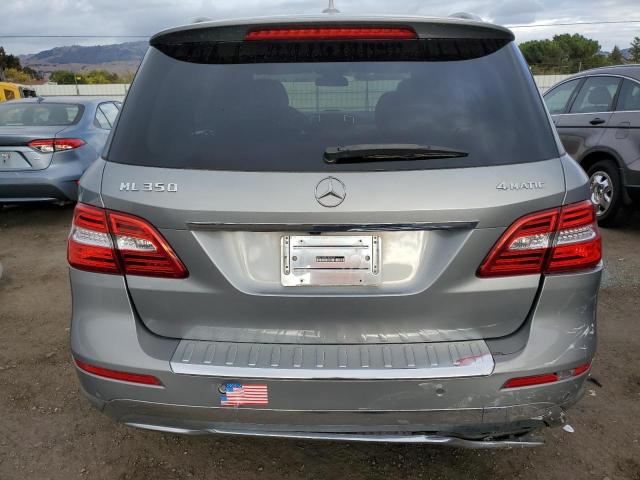 4JGDA5HB8CA026518 - 2012 MERCEDES-BENZ ML 350 4MATIC SILVER photo 6