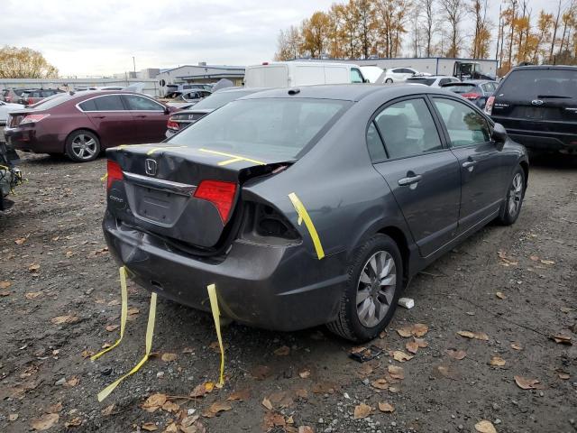 2HGFA16969H508244 - 2009 HONDA CIVIC EXL GRAY photo 3