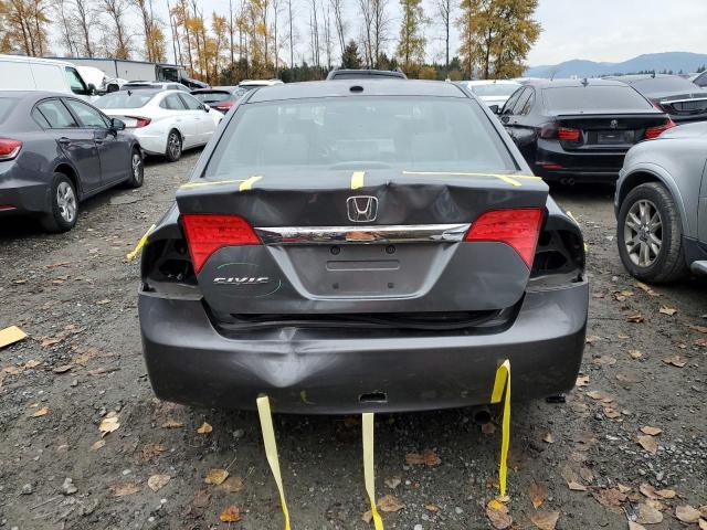 2HGFA16969H508244 - 2009 HONDA CIVIC EXL GRAY photo 6