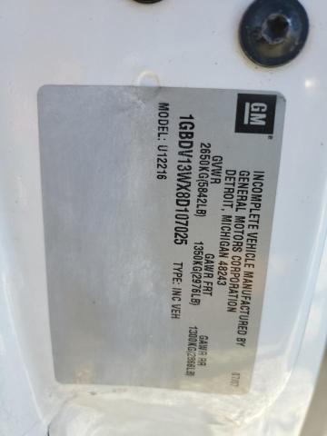 1GBDV13WX8D107025 - 2008 CHEVROLET UPLANDER INCOMPLETE 白色 照片 12