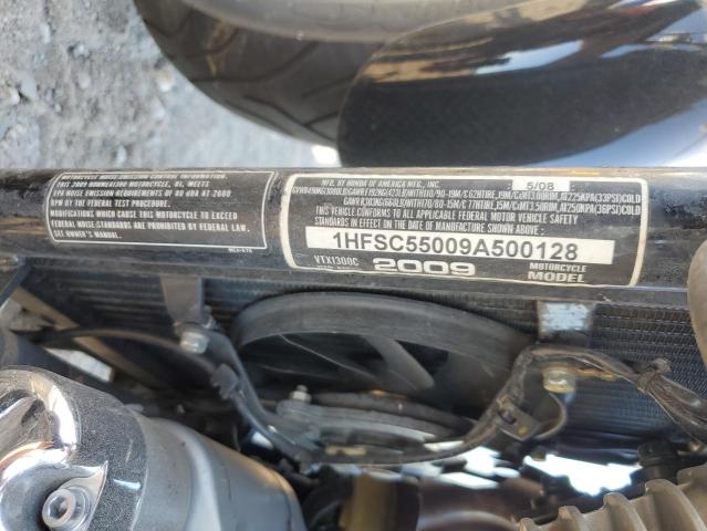 1HFSC55009A500128 - 2009 HONDA VTX1300 C BLACK photo 10