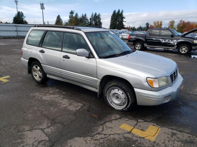 JF1SF65682H736959 - 2002 SUBARU FORESTER S SILVER photo 4