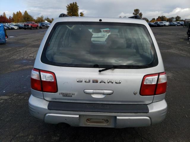 JF1SF65682H736959 - 2002 SUBARU FORESTER S ვერცხლისფერი ფოტო 6