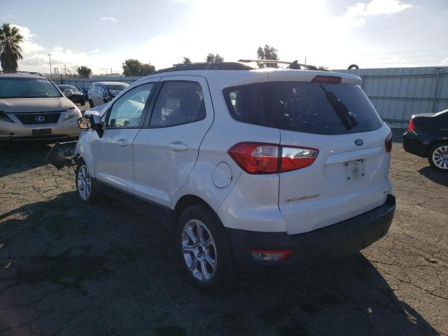MAJ3S2GE6LC319979 - 2020 FORD ECOSPORT SE WHITE photo 2