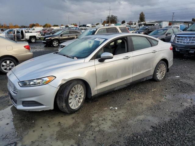 3FA6P0UU0FR306567 - 2015 FORD FUSION S HYBRID SILVER photo 1