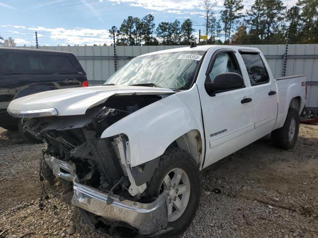 3GTRKVE37AG168538 - 2010 GMC SIERRA K1500 SLE WHITE photo 1