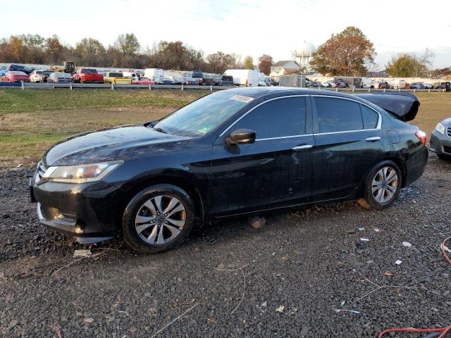 1HGCR2F33EA007740 - 2014 HONDA ACCORD LX BLACK photo 1