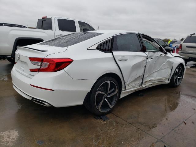 1HGCV1F37NA100671 - 2022 HONDA ACCORD SPORT WHITE photo 3