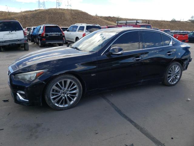 JN1EV7AR6JM432716 - 2018 INFINITI Q50 LUXE BLACK photo 1