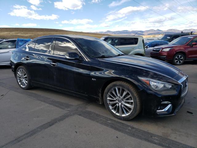 JN1EV7AR6JM432716 - 2018 INFINITI Q50 LUXE BLACK photo 4