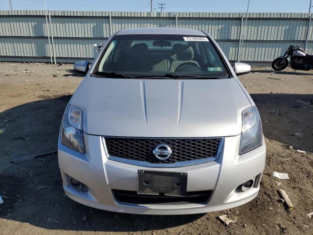 3N1AB6AP4CL650201 - 2012 NISSAN SENTRA 2.0 SILVER photo 5