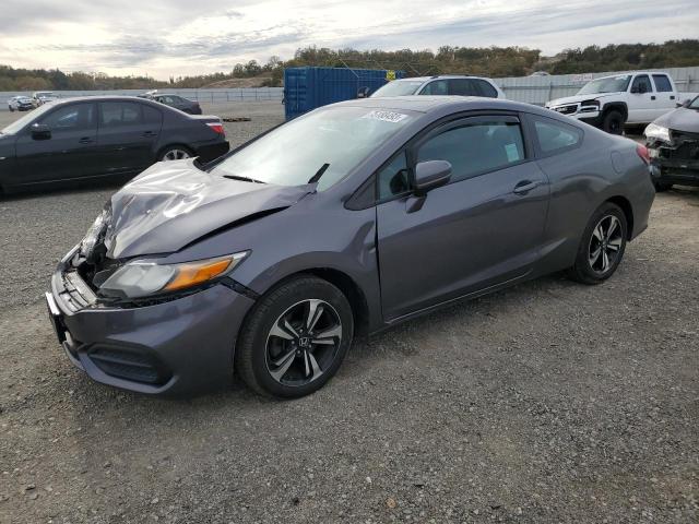 2HGFG3A86EH525337 - 2014 HONDA CIVIC EX GRAY photo 1