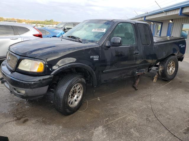 2FTRX18L42CA72113 - 2002 FORD F150 BLACK photo 1