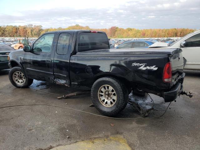 2FTRX18L42CA72113 - 2002 FORD F150 BLACK photo 2