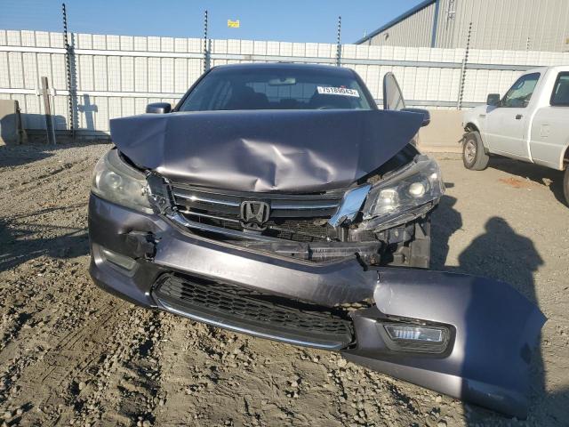 1HGCR2F70DA012783 - 2013 HONDA ACCORD EX GRAY photo 5