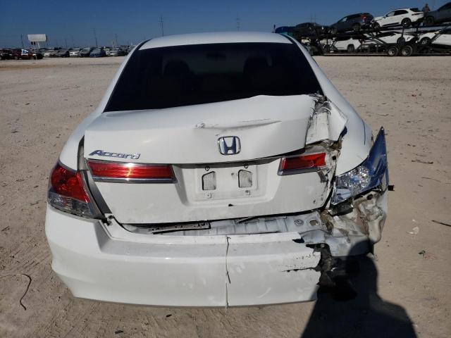 1HGCP2F74CA206382 - 2012 HONDA ACCORD EX WHITE photo 6