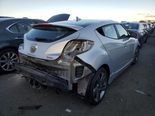 KMHTC6AE5FU234858 - 2015 HYUNDAI VELOSTER TURBO SILVER photo 3