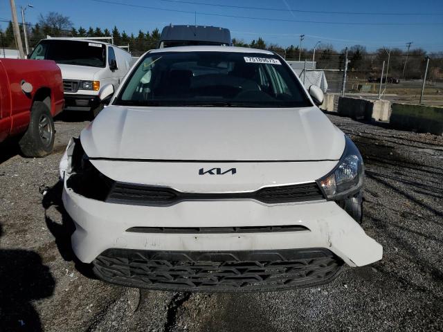 3KPA24AD5NE432508 - 2022 KIA RIO LX WHITE photo 5