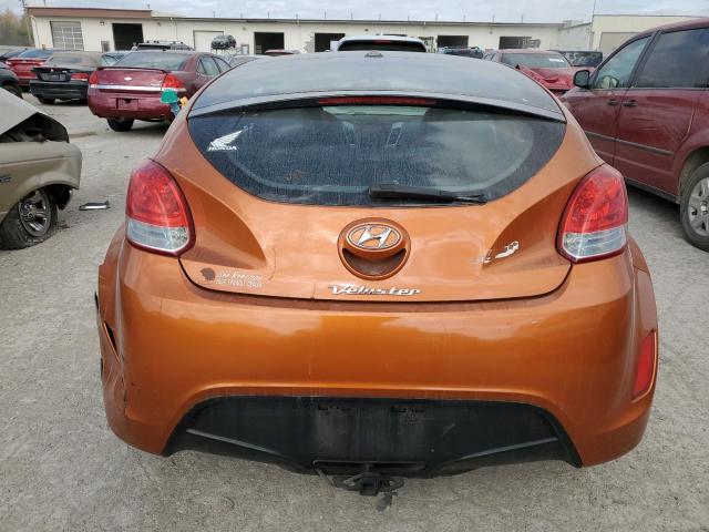 KMHTC6AD3DU171294 - 2013 HYUNDAI VELOSTER ORANGE photo 6