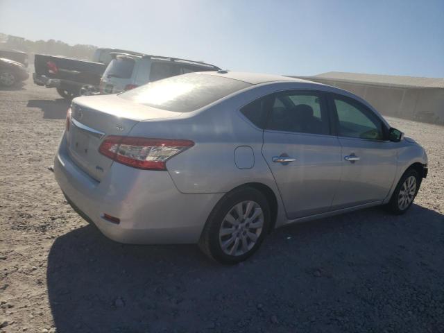 3N1AB7AP9DL608128 - 2013 NISSAN SENTRA S SILVER photo 3