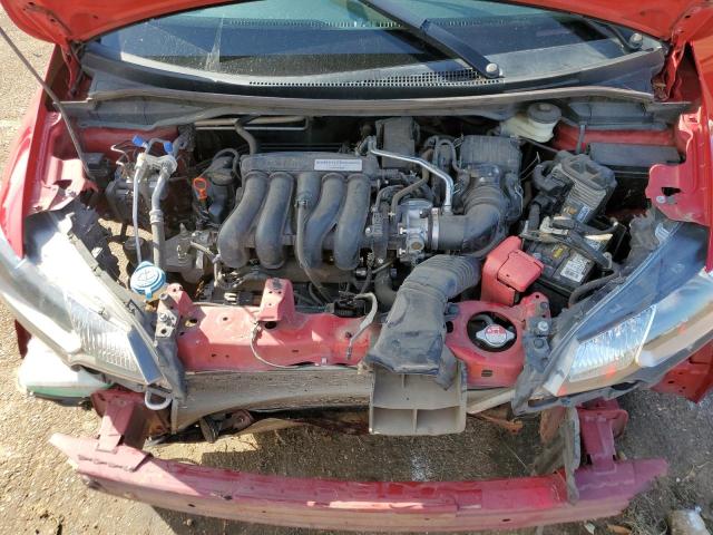 3HGGK5G56HM705256 - 2017 HONDA FIT LX RED photo 11