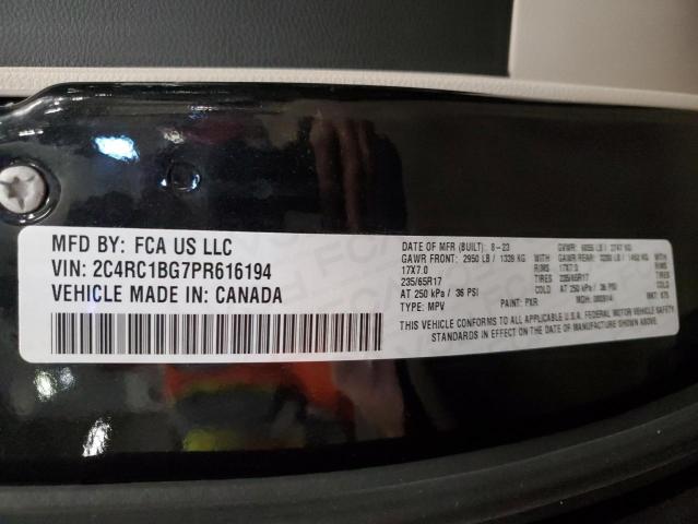 2C4RC1BG7PR616194 - 2023 CHRYSLER PACIFICA TOURING L Qara foto 14