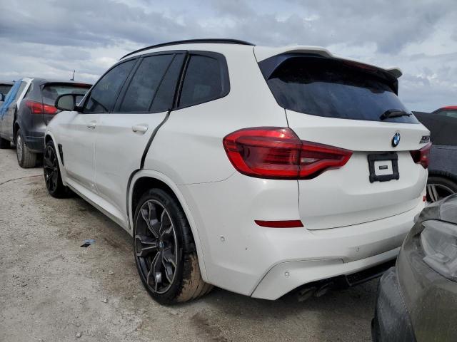 5YMTS0C01L9B87956 - 2020 BMW X3 M COMPETITION WHITE photo 2