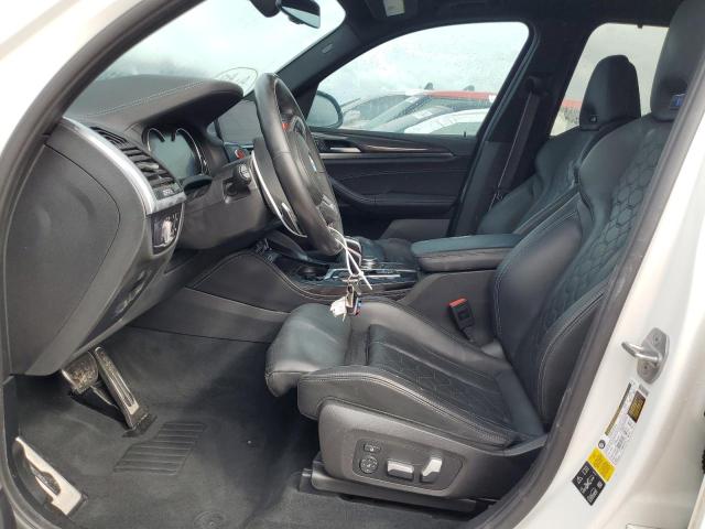 5YMTS0C01L9B87956 - 2020 BMW X3 M COMPETITION WHITE photo 7