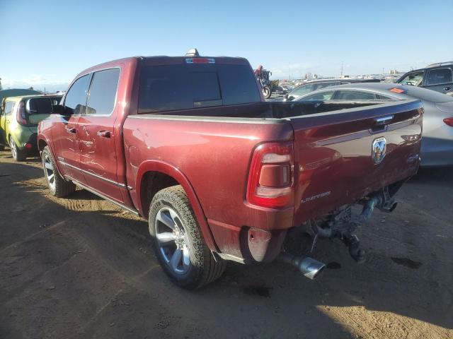 1C6SRFHT4KN524877 - 2019 RAM 1500 LIMITED MAROON photo 2