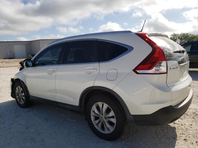 5J6RM3H76EL029131 - 2014 HONDA CR-V EXL WHITE photo 2