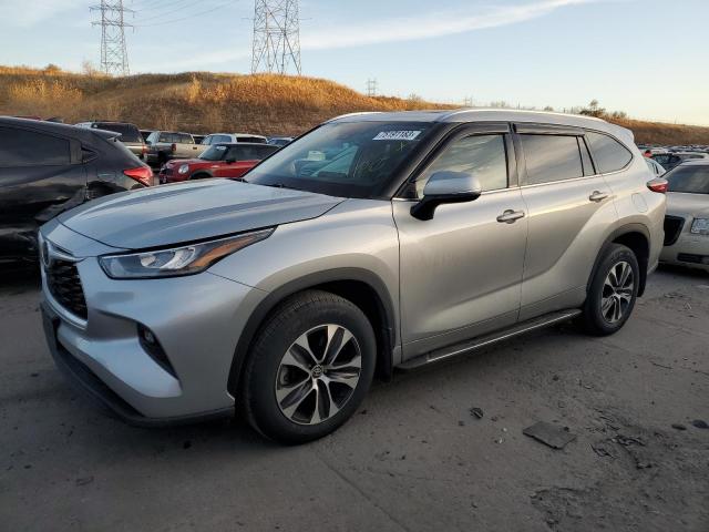 5TDGZRBH8LS000406 - 2020 TOYOTA HIGHLANDER XLE SILVER photo 1