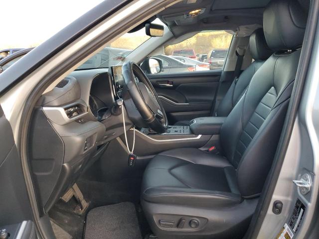 5TDGZRBH8LS000406 - 2020 TOYOTA HIGHLANDER XLE SILVER photo 7