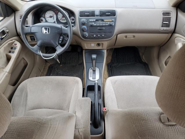 1HGES16522L069705 - 2002 HONDA CIVIC LX TAN photo 8