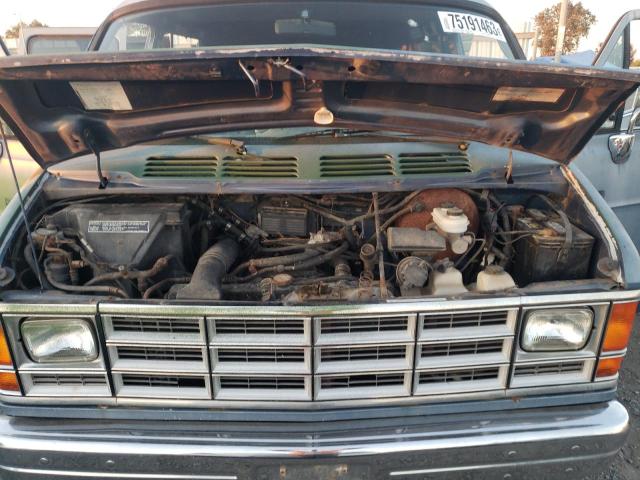 2B5WB35Z3PK505321 - 1993 DODGE RAM WAGON B350 BLUE photo 12