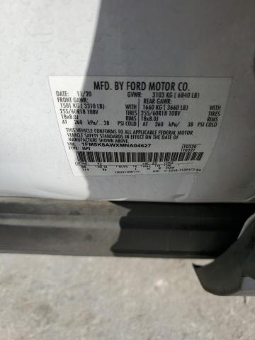 1FM5K8AWXMNA04627 - 2021 FORD EXPLORER POLICE INTERCEPTOR Ağ foto 13