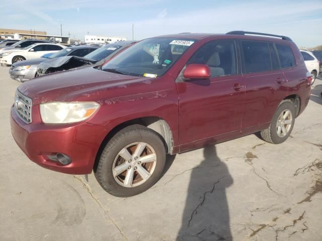 JTEDS41A682060502 - 2008 TOYOTA HIGHLANDER RED photo 1