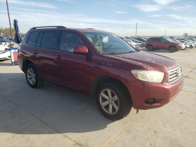 JTEDS41A682060502 - 2008 TOYOTA HIGHLANDER RED photo 4