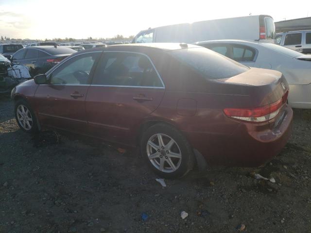 1HGCM66554A086219 - 2004 HONDA ACCORD EX RED photo 2