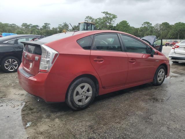 JTDKN3DUXB1461907 - 2011 TOYOTA PRIUS RED photo 3