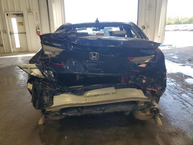 1HGCV1F45KA035372 - 2019 HONDA ACCORD EX BLUE photo 6