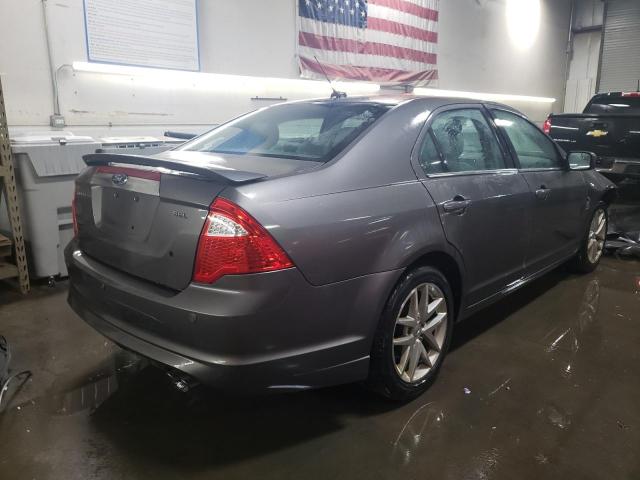 3FAHP0JA3CR128622 - 2012 FORD FUSION SEL GRAY photo 3