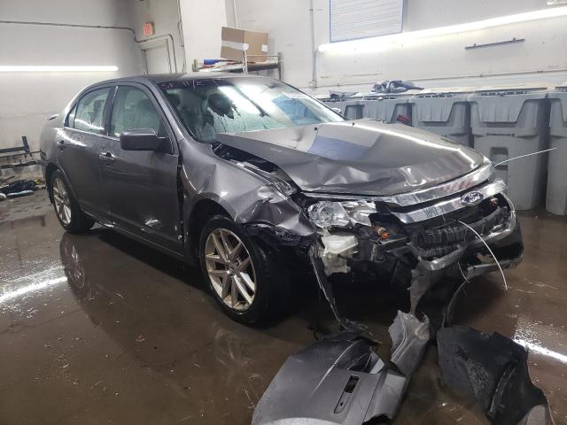 3FAHP0JA3CR128622 - 2012 FORD FUSION SEL GRAY photo 4