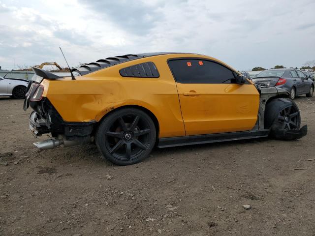 1ZVBP8AM7C5211544 - 2012 FORD MUSTANG ORANGE photo 3