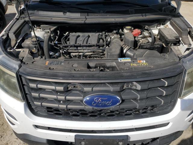 1FM5K8AR8GGB96813 - 2016 FORD EXPLORER POLICE INTERCEPTOR WHITE photo 12